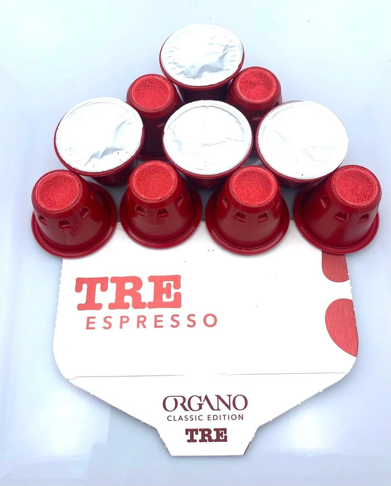 Café ORGANO Espresso TRE - 10 cápsulas (0,19 OZ cada una) Foto 1 de 1