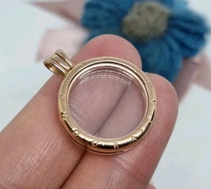 Genuine Pandora Rose Gold Medium Floating Locket Pendant 💕ALE MET - Picture 1 of 12