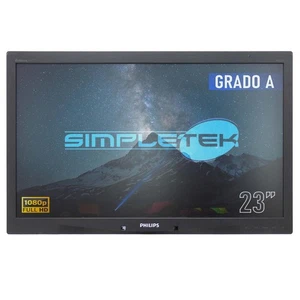 Monitor Screen LCD Display Philips 23 " 16:9 Full HD Multimedia DVI Dp VGA - Picture 1 of 7
