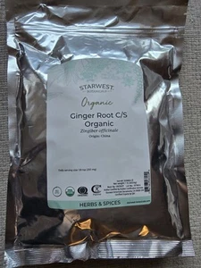 Organic Ginger Root C/S 2 Lb  by Starwest Botanicals - Picture 1 of 4