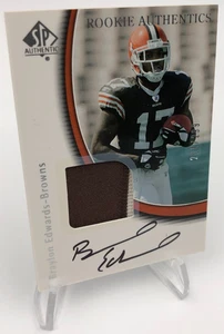 BRAYLON EDWARDS ROOKIE JERSEY AUTO SP/299 Card 2005 SP Authentic #247 BROWNS - Bild 1 von 10