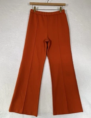 Conjunto Blusa Pantalones Vintage Años 70 ALEX COLEMAN Poliéster Tejido Naranja Retro Grande Foto 1 de 4