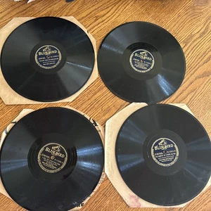 (4) Four 78 RPM Bluebird Shellac Recors- Glenn Miller & Orchestra w/Ray Eberle & - Picture 1 of 17