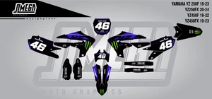 MONSTER Decal Graphic Sticker Kit for Yamaha YZ450FX 2019 - 2023 - Picture 1 of 1