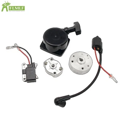 Marine Hand Pull Starter Ignition Coil Flywheel Kit for RCMK Zenoah RC Boat Part — 第 1/4 张图片
