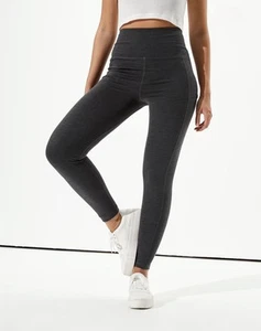 American Eagle Size XS The Everything Pocket High Rise Legging Regular Dark Gray - Picture 1 of 12