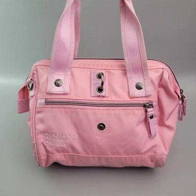 Bolso Bandolera Pequeño Vintage George Gina & Lucy Rosa Frameboy Foto 1 de 4