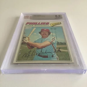 1977 Topps #140 Mike Schmidt BVG Classificato 8,5 quasi nuovo-MT + - Foto 1 di 4