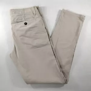 American Eagle Core Flex schmale beige khaki Herrenhose Größe tatsächlich 34 x 32 - Bild 1 von 8