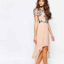 Frock and Frill High Neck Embellished Dress Size 6 US NWT