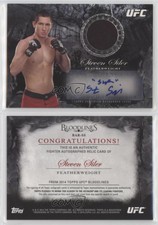 2014 Topps UFC Bloodlines Auto Relics /175 Steven Siler #BAR-SS Rookie Auto RC
