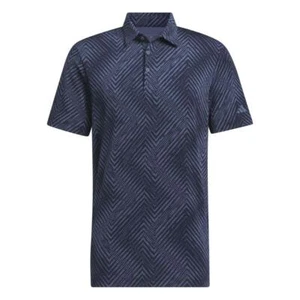 adidas Ultimate 365 All Over Print Golf Polo Navy Blue - NEW! 2024 - Picture 1 of 6