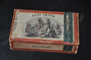Caja de cigarros PIELES ROJAS etiqueta rara - Imagen 1 de 16