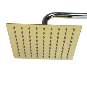 20cm Regendusche Regenbrause Brause Duschkopf Duscharmatur Kopfbrause (Gold01) - Bild 1 von 9