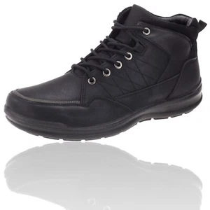 Stiefeletten Herren Stiefel Boots Gefüttert Schnürboots Männer Schwarz 67395 - Bild 1 von 5