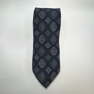 VALENTINO CRAVATTE BLUE PAISLEY 100% SILK TIE Foto 1 de 4