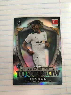 2021-22 Topps Chrome - Bundesliga - Heroes of Tomorrow ! Kouadio Kone - Image 1 of 2