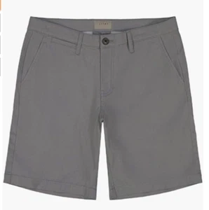 NWT Jachs Men's Stretch Shorts Grey Size 36, 9" Inseam, Cotton - Picture 1 of 3