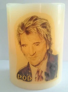 ROD STEWART ELECTRONIC FLAMELESS FLICKERING CANDLE - Imagen 1 de 1