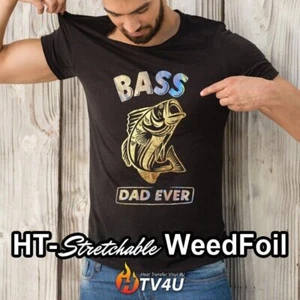 HT- WeedFoil (Stretchable) Iron On Heat Transfer Vinyl 20" Width - Picture 1 of 63