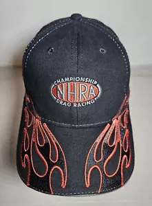 Cappello/Berretto NHRA Drag Racing Championship Flames Canvas Strapback Taglia Youth Outdoor - Foto 1 di 7