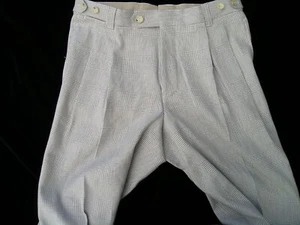 Pantalón Lino HUGO BOSS Talla 48 PVP € 399,-- ¡De la Nueva Línea Lujo! ¡Nuevo! - Imagen 1 de 8
