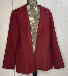 Vintage Dress Coat Deep Red DIMENSION V Size XL - Picture 1 of 3