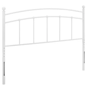 Modway Abigail Queen Metal Headboard in White - Picture 1 of 3