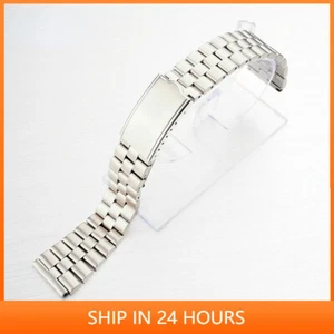 Pulsera pulsera vintage de acero de extremo recto de 19 mm para Seiko SKX Pogue - Imagen 1 de 7