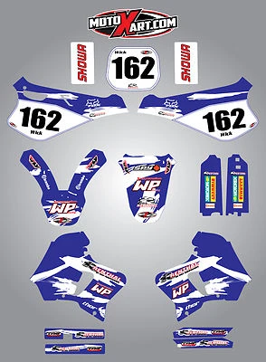 YAMAHA WR 250 1994 - 1997 Kit Completo de Pegatinas Personalizadas Gráficos/Calcomanías Estilo SAFARI Foto 1 de 3