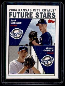 2004 TOPPS 1ST EDITION ZACK GREINKE/JIMMY GOBBLE KANSAS CITY ROYALS #330 - Picture 1 of 2
