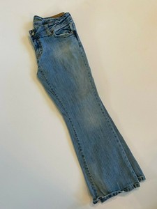 Las mejores ofertas en Pantalones azul American Eagle Outfitters Acampanada  para Mujeres | eBay