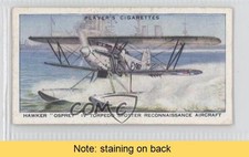 1938 Player's Aircraft of the Royal Air Force Tobacco Hawker Osprey IV READ 0a1