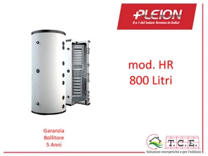 Accumulo Puffer con Scambiatore Solare e ACS Pipe in Tank - PLEION mod HR 800 L - Picture 1 of 1