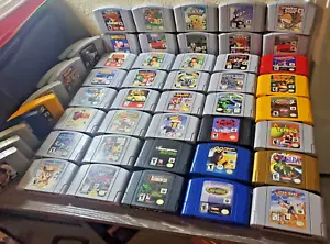 N64 Nintendo 64 Games - Pick & Choose - Authentic - FREE SHIPPING - TESTED - Picture 1 of 153