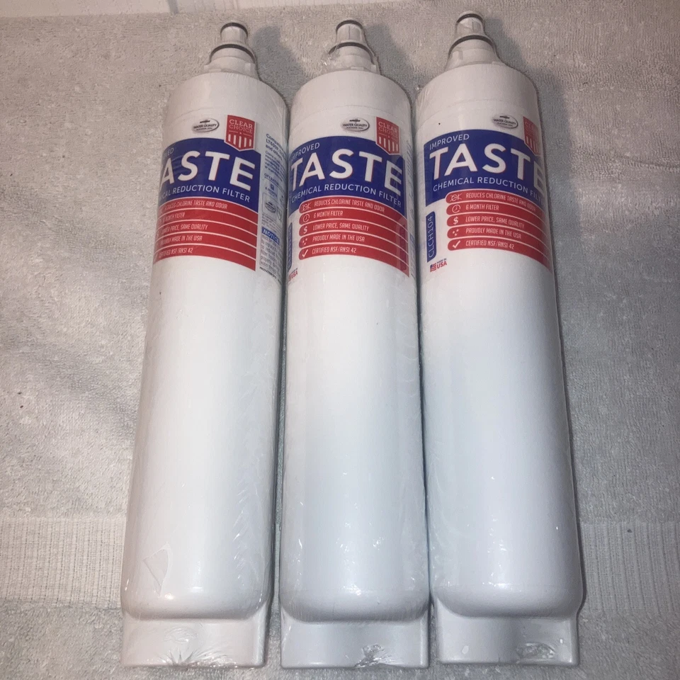 Filtro de hielo de agua para refrigerador Clear Choice Taste CLCH104 (PAQUETE DE 3) Foto 1 de 1