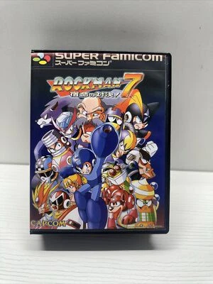 Super Famicom Rockman 7 Japan SFC game US Seller After Market Case - Image 1 of 4