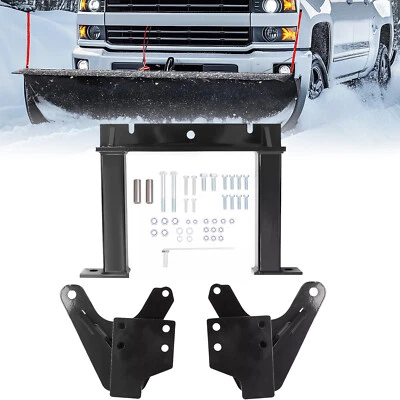 Snow Plow Mount Kit Bracket Fit EZ PLUS MD2 For Chevy GMC Sierra 2500 3500 11-19 Foto 1 de 4