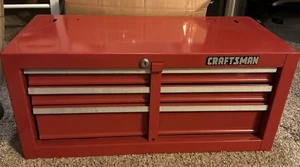 Vintage Craftsman 3 Drawer Mid Intermediate Tool Chest Sears Made In USA - Picture 1 of 4