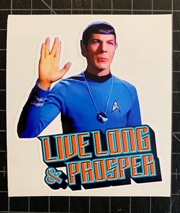 Calcomanía de Star Trek: Spock Live Long and Prosper - Imagen 1 de 3