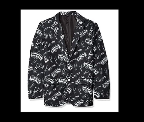 SAN ANTONIO SPURS FOCO SPORTS COAT BLAZER JACKET NBA 44 M MEDIUM WEMBANYAMA NWT Cover