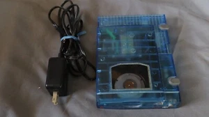 Iomega Zip 100 External Disk Drive Glacier Blue Transparent Powers Up Untested c - Photo 1/7