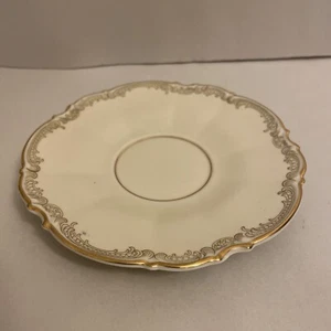 Hutschenreuther Selb Bavaria Saucer 6” White Gold - Picture 1 of 5