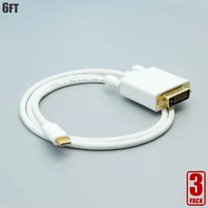 3x 6FT USB-C 3.1 Type C to DVI-D Cable 1080p PC Monitor MacBook Galaxy S8 Note7 - Picture 1 of 3