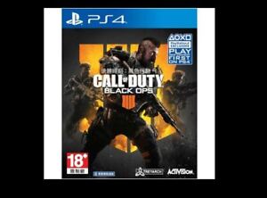 Call of Duty: Black Ops 4 IIII Sony PlayStation 4 [PS4 Region Free Action] NEW