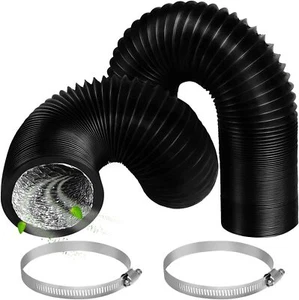1-5m Alu/PVC Schlauch Flexrohr Lüftungsrohr flexibel Klimaanlage Abluftschlauch - Bild 1 von 7