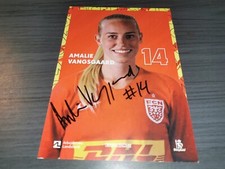 Amalie Vangsgaard hand signed FC Nordsjælland autograph card