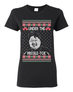 Camiseta gráfica para mujer Under The Missle Toe - Imagen 1 de 14