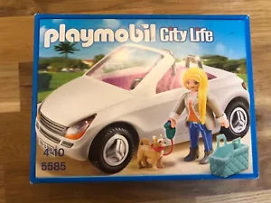 Playmobil 5585 citylife Auto schickes Cabrio Cabriolet Frau mit Hund OVP - Bild 1 von 6