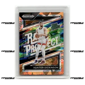2024-25 Panini Prizm Draft - Orange Ice #5 Hunter Dickinson Rookie Prospect SP - Picture 1 of 2